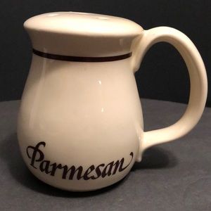 McCOY POTTERY 1970’s Parmigiano Cheese Shaker 5" Tall